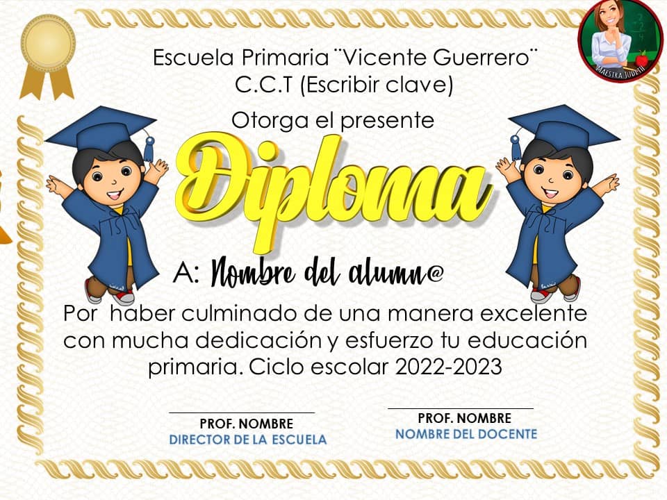 Diplomas de graduación 2023