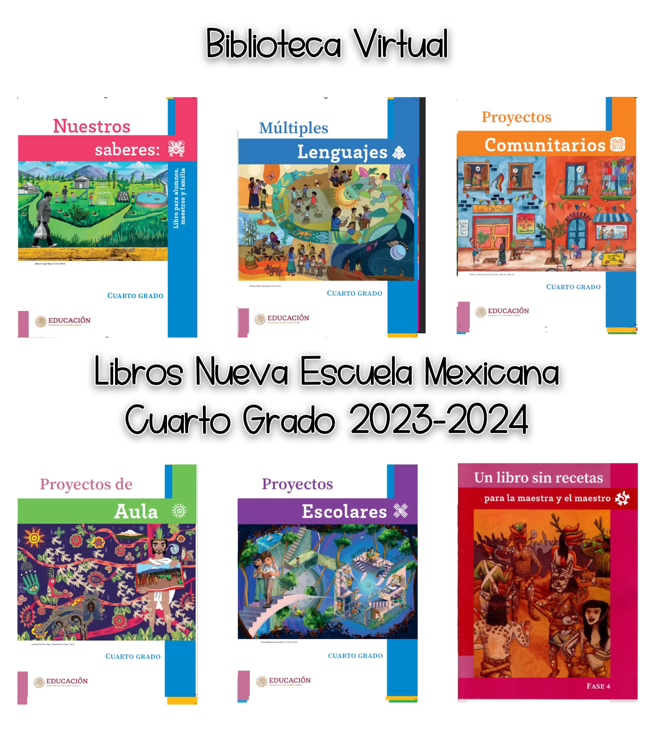 Libros Nueva Escuela Mexicana Cuarto Grado