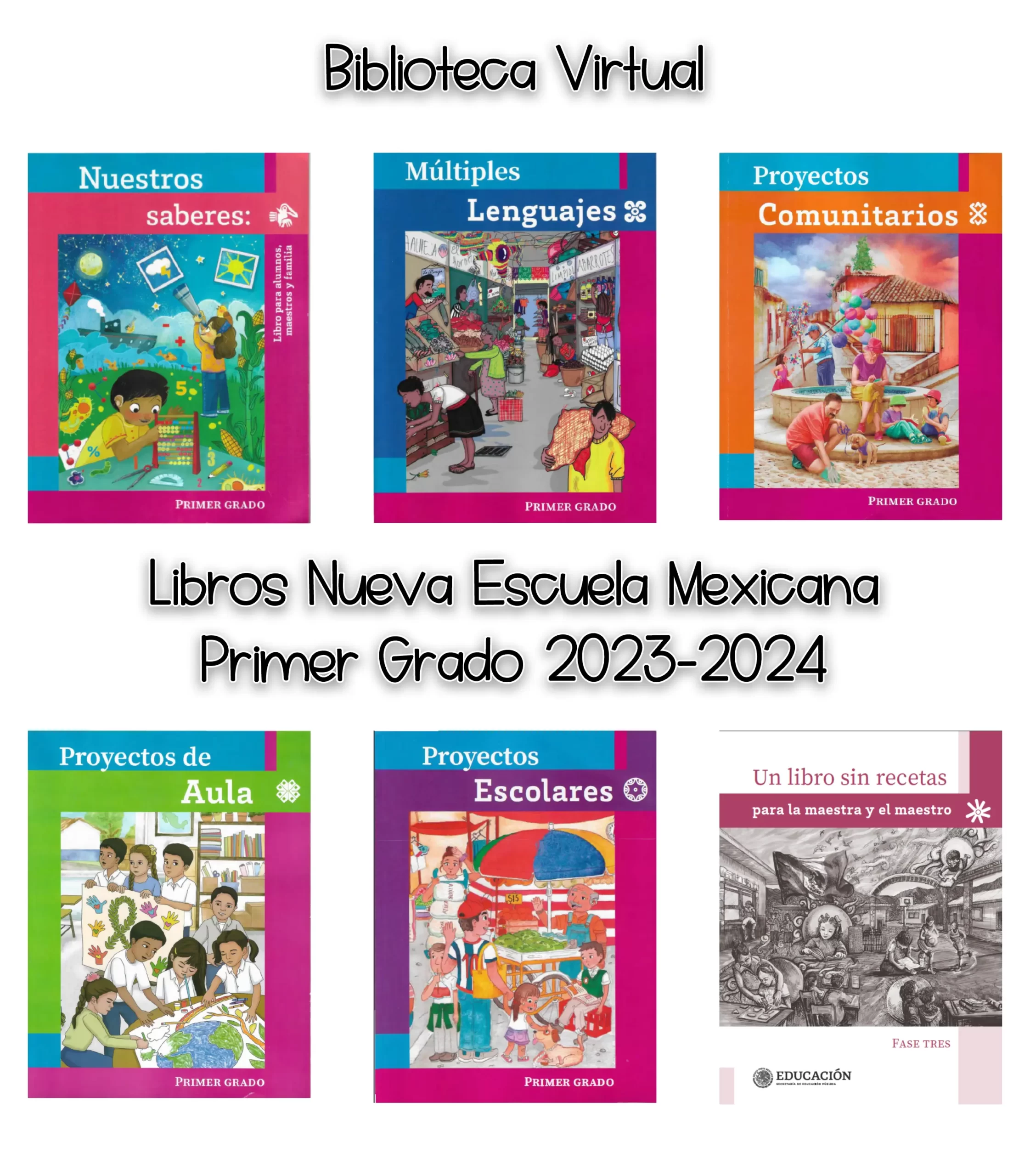 Libros De La Nueva Escuela Mexicana 2023 2024 PDF Material Educativo 