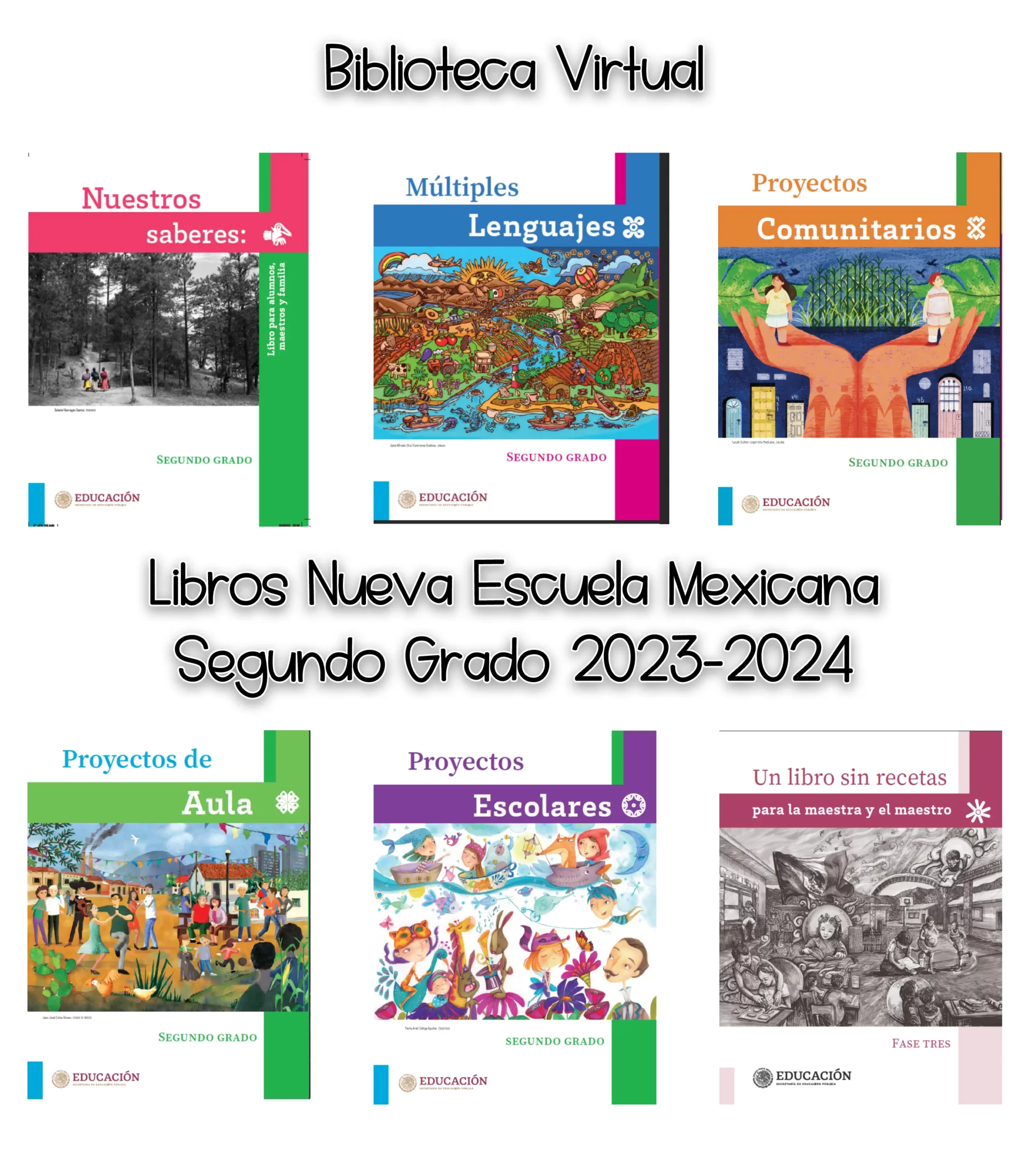 Libros Nueva Escuela Mexicana Segundo Grado