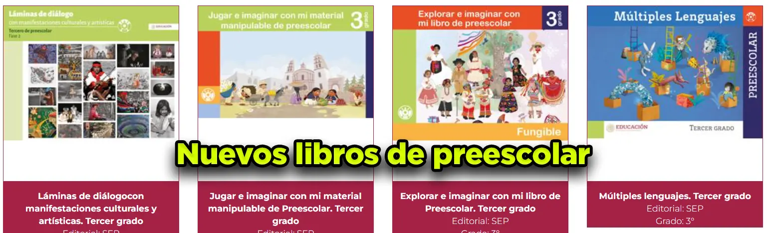 Nuevos Libros de Preescolar para imprimir en PDF (Fase 2)